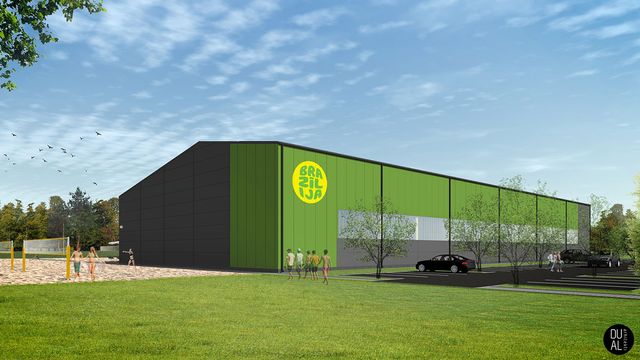 Volejbola halles jaunbūve/Projekts 2018