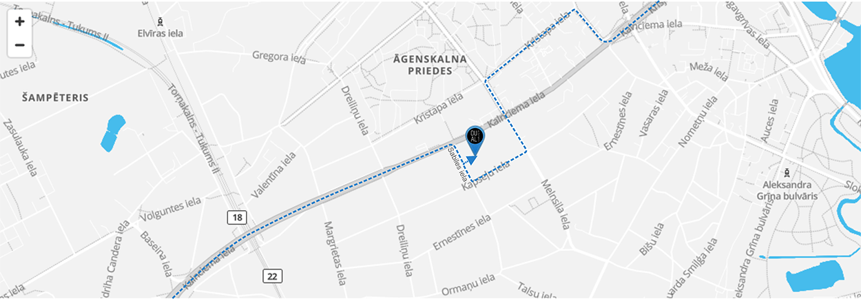 SIA DUAL arhitekti atrodas Kalnciema ielā