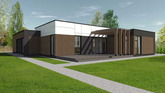 Dzīvojamās mājas jaunbūve/Projekts 2018 Krūmu iela, Ķekavas novads