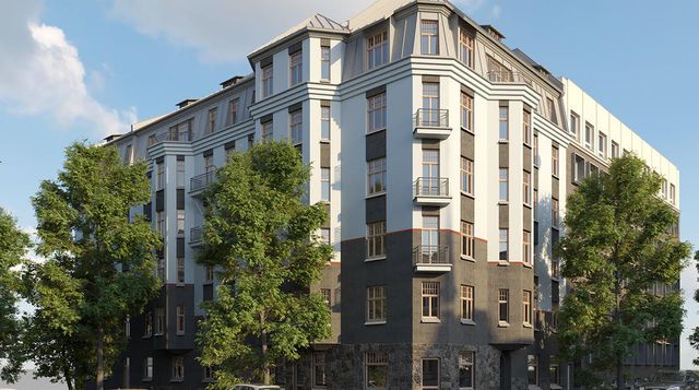 Реконструкция многоквартирного дома 1 - ул. Кришьяня Валдемара, 61, Рига