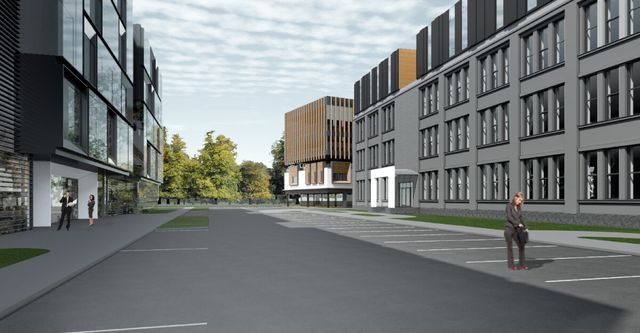 DUAL Arhitekti - Biroja ēkas apbūves priekšlikums 3